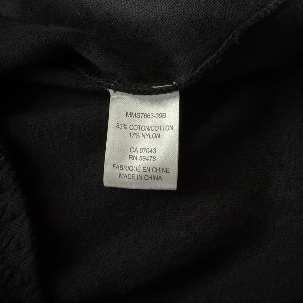 Belle Vere (NWT) black Long Sleeve Knit Top Size Medium - Picture 4 of 10
